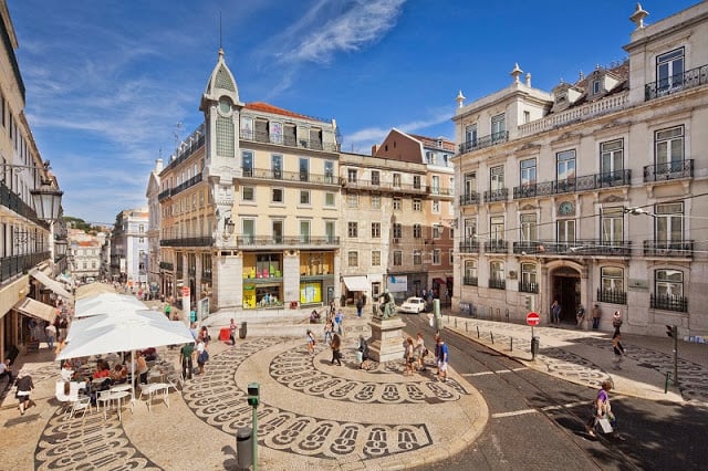 Bairro Chiado en Lisboa Bairro Chiado en Lisboa