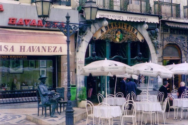 Café A Brasileira en Lisboa Café A Brasileira en Lisboa