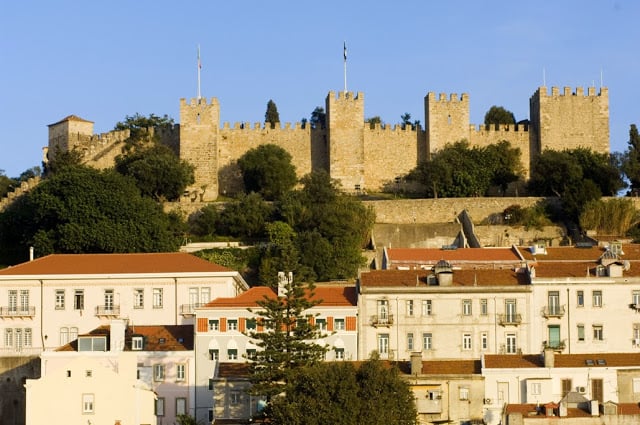 Castelo de São Jorge en Lisboa Castelo de São Jorge en Lisboa