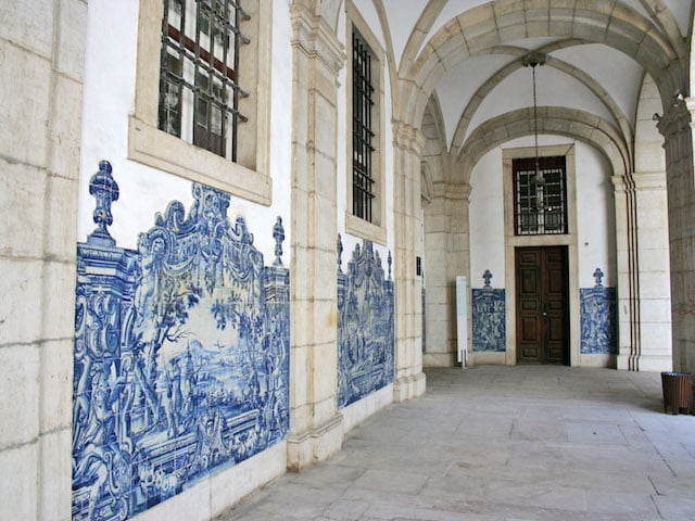Azulejos del interior del Monasterio de São Vicente de Fora Azulejos del interior del Monasterio de São Vicente de Fora