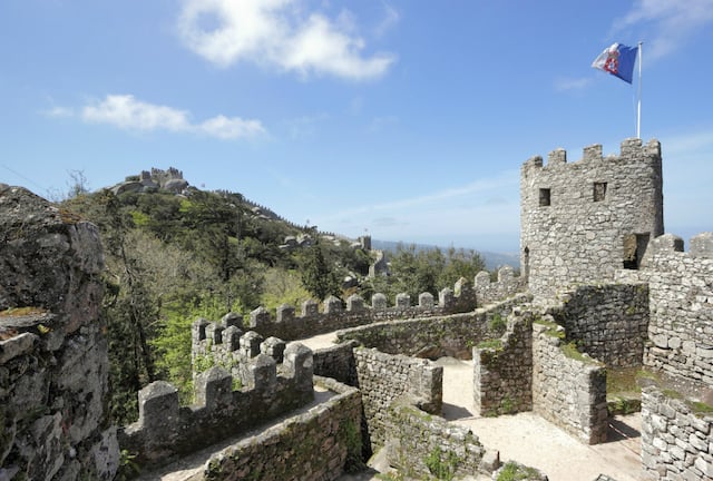 Castelo dos Mouros (Castillo de los Moros) en Sintra Castelo dos Mouros (Castillo de los Moros) en Sintra