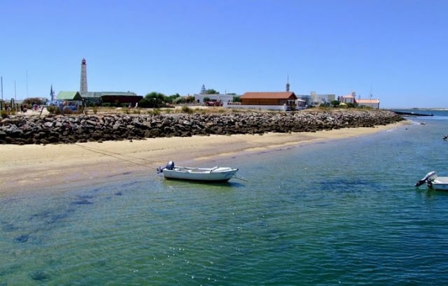 Praia Culatra en la Isla da Culatra en Faro Praia Culatra en la Isla da Culatra en Faro