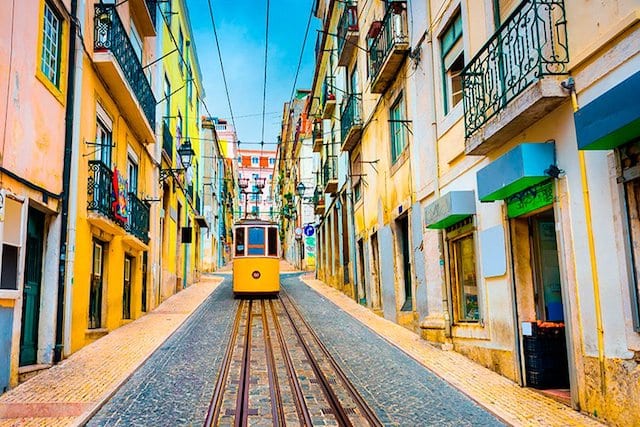 Tranvía en Lisboa Tranvía en Lisboa