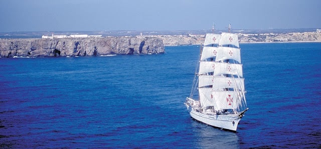 Barco en Sagres Barco en Sagres