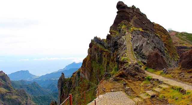 Pico do Areeiro en la Isla de Madeira Pico do Areeiro en la Isla de Madeira