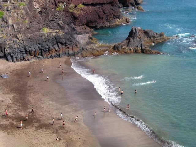 Playa "Prainha" en Punta de San Lorenzo Playa "Prainha" en Punta de San Lorenzo